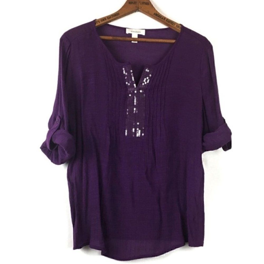 Dress Barn Embellished Tunic Top
